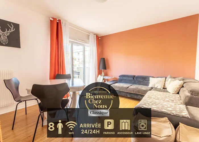 Bel Appartement 8 Couchages Tout Equipe- Maurice Thorez